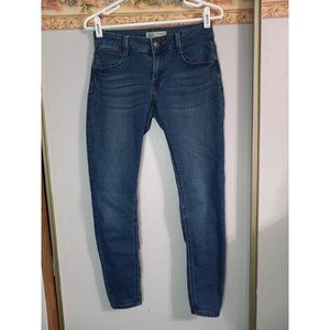 365 Denim 27 Skinny Dark Wash Mid Rise Stretch Casual Going Out Jeans